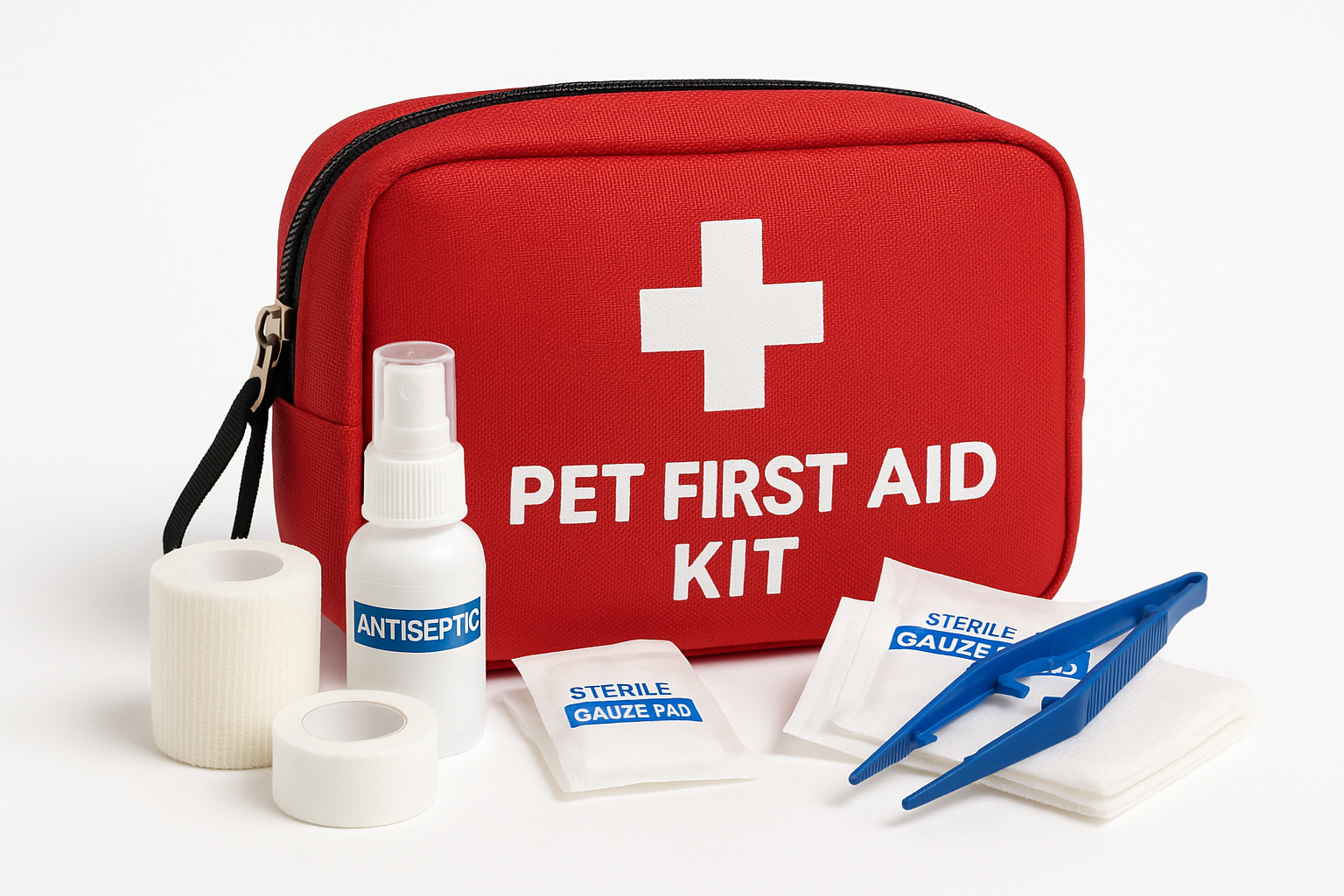 Complete Pet First Aid Kit - Emergency Care for Dogs & Cats