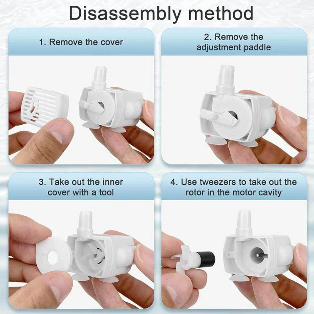 5V USB Water Pump - Cat Fountain Replacement Pump with Light