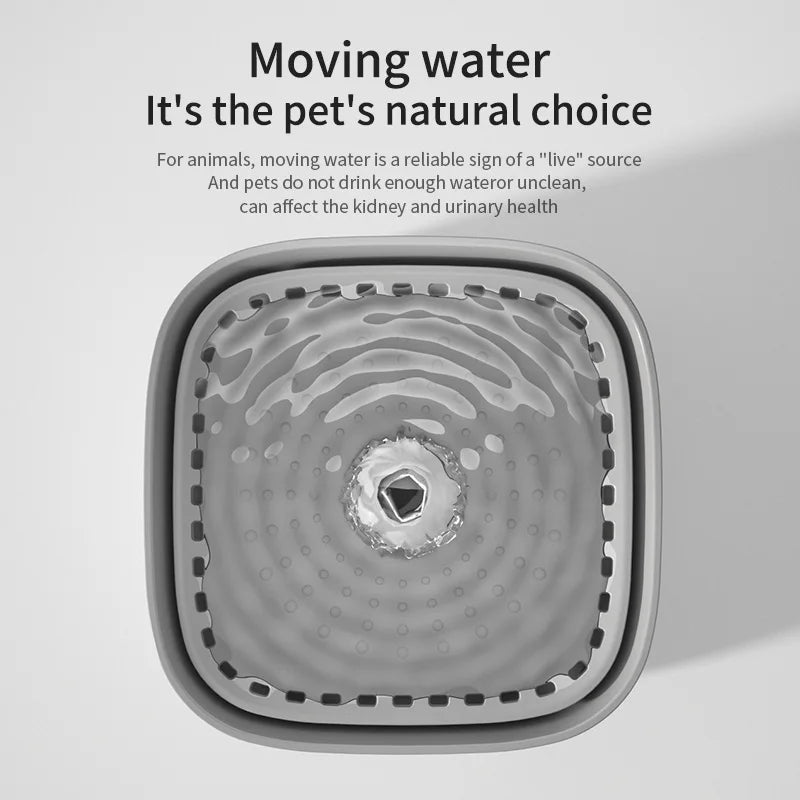3L Pet Water Fountain - USB Electric with Automatic Induction & Filtering