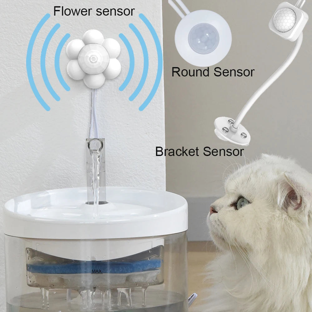 Smart Automatic Pet Water Dispenser - Motion Sensor Fountain