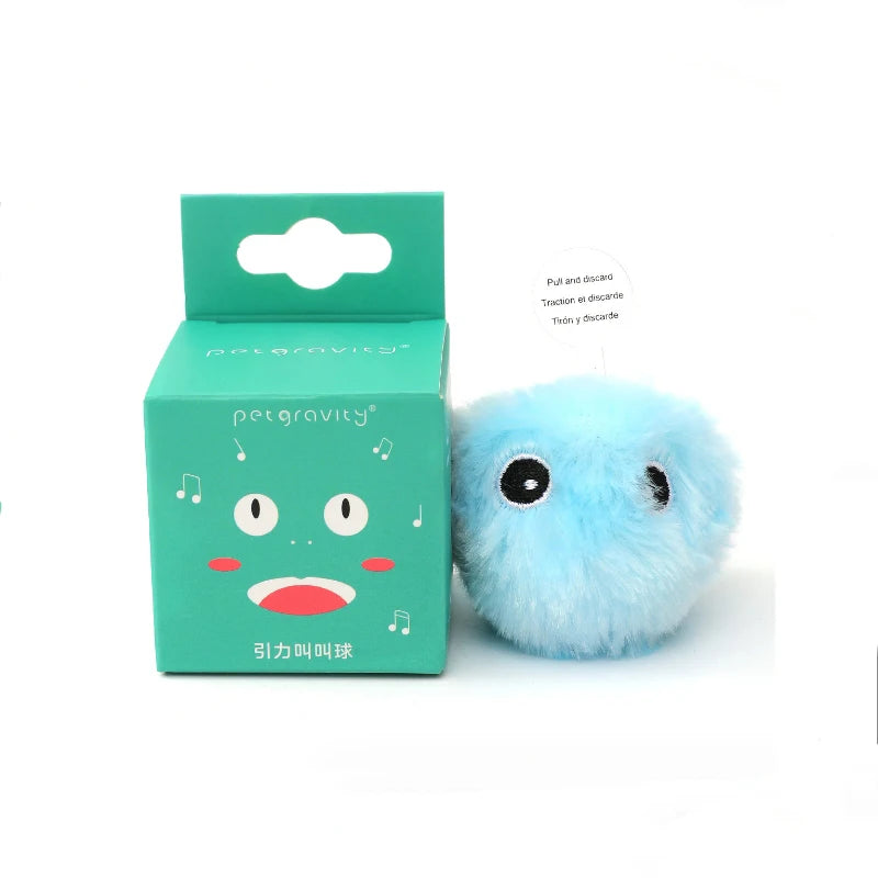 1/3Pcs Interactive Ball Smart Cat Dog Toys Plush Electric Catnip Training Toy Kitten Touch Sounding Pet Product Squeak Toy Ball