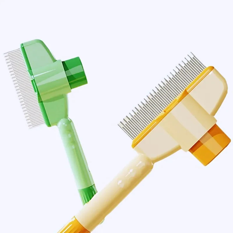 Self-Cleaning Pet Grooming Brush - One-Button Hair Removal Magic