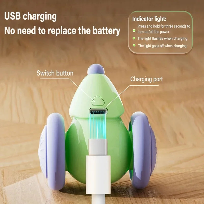 Electric Mouse Car - Smart Interactive Cat Toy with Obstacle Avoidance