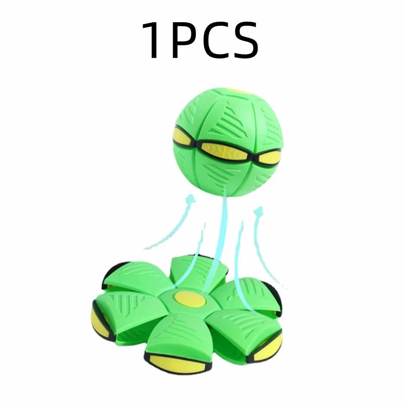 Magic Flying Saucer Ball - Transforming Interactive Pet Toy