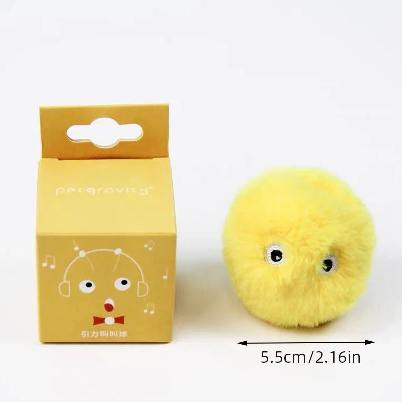 Smart Interactive Cat Ball - Electric Catnip Squeaky Training Toy