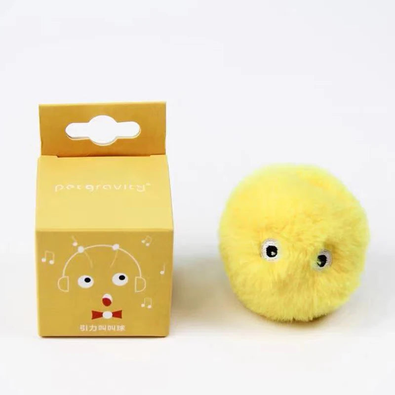 1/3Pcs Interactive Ball Smart Cat Dog Toys Plush Electric Catnip Training Toy Kitten Touch Sounding Pet Product Squeak Toy Ball