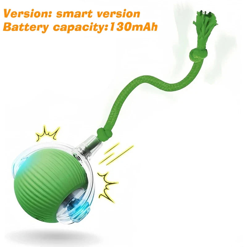 Smart Interactive Dog Ball - Automatic Rolling Rechargeable Toy