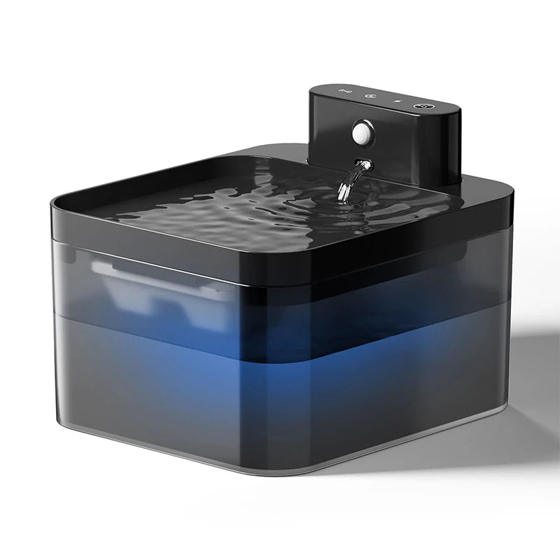 ROJECO Wireless Cat Water Fountain - 2600mAh Smart Infrared Sensor