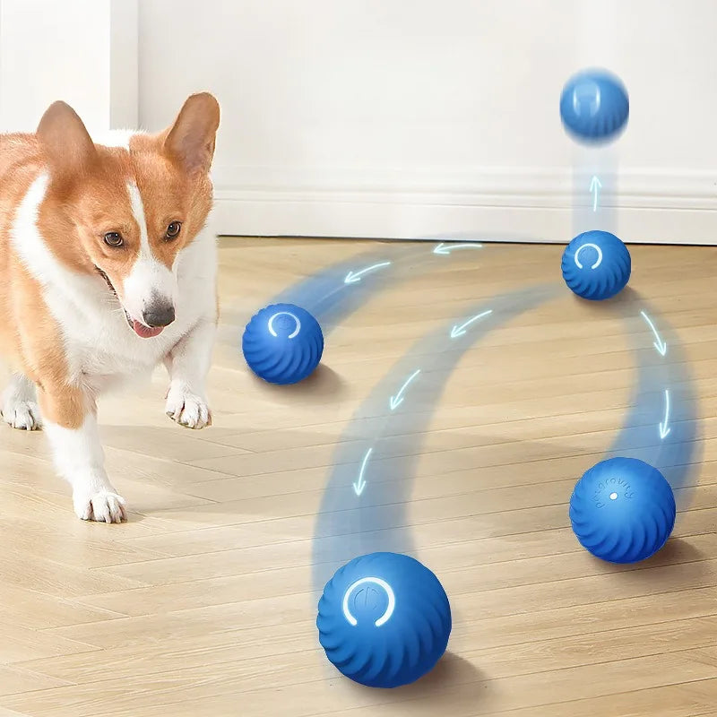 Smart Automatic Dog Toy Ball - USB Jumping & Rotating Interactive Ball
