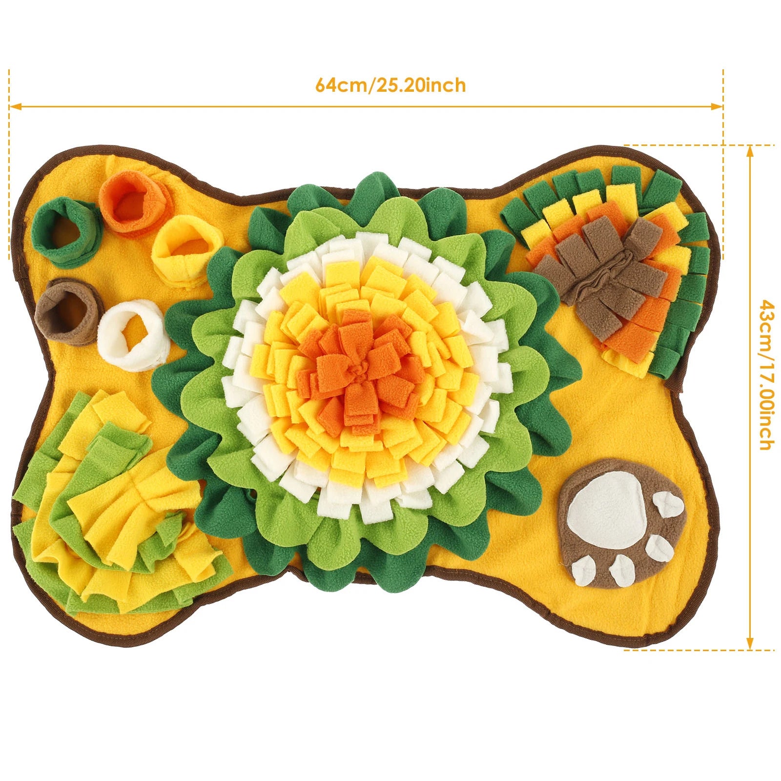 Premium Dog Snuffle Mat - Stress Relief & Natural Foraging Toy