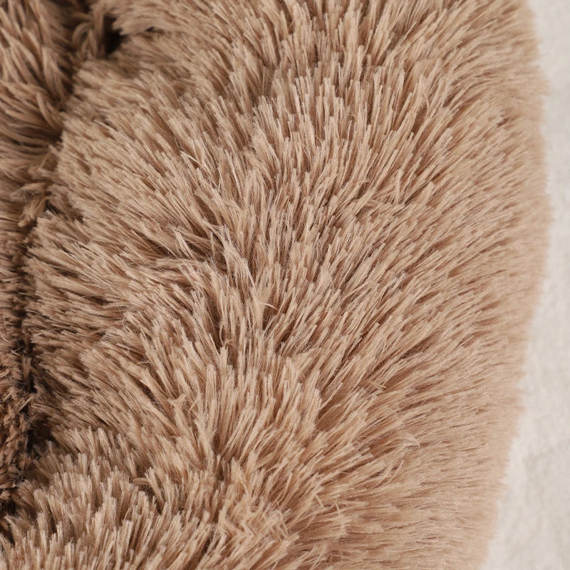 Fluffy Dog Bed - Large Sofa Basket for Dogs, Cats & Puppies