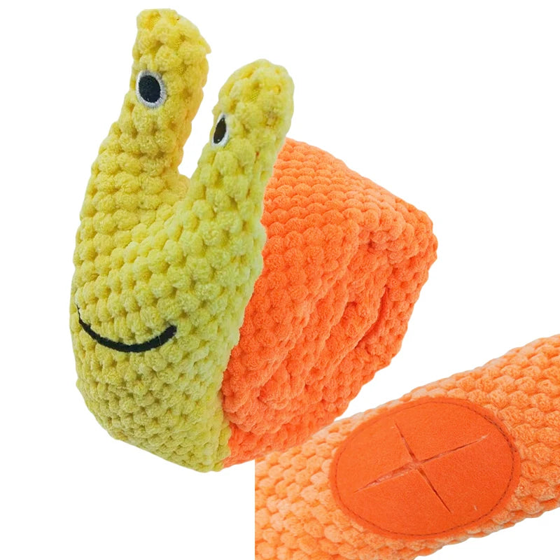 Interactive Snail Puzzle Feeder - Slow Eating & Mental Stimulation Toy