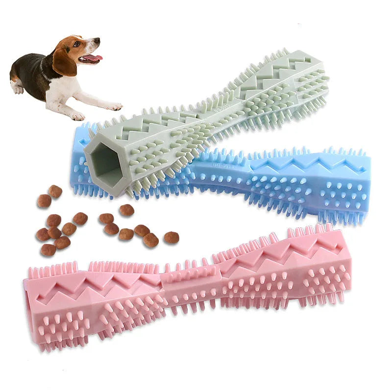 Dog Toothbrush Chew Toy - Self-Cleaning Dental Care Stick