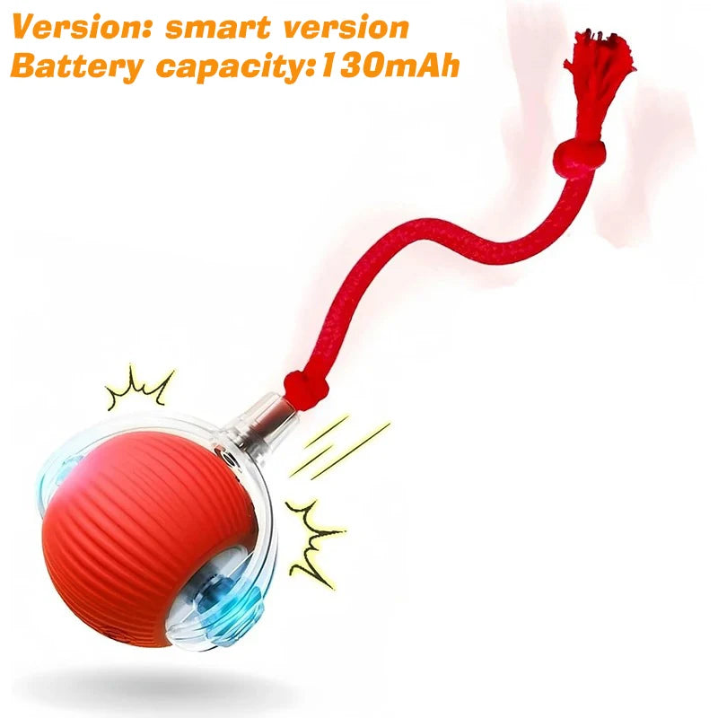 Smart Interactive Dog Ball - Automatic Rolling Rechargeable Toy