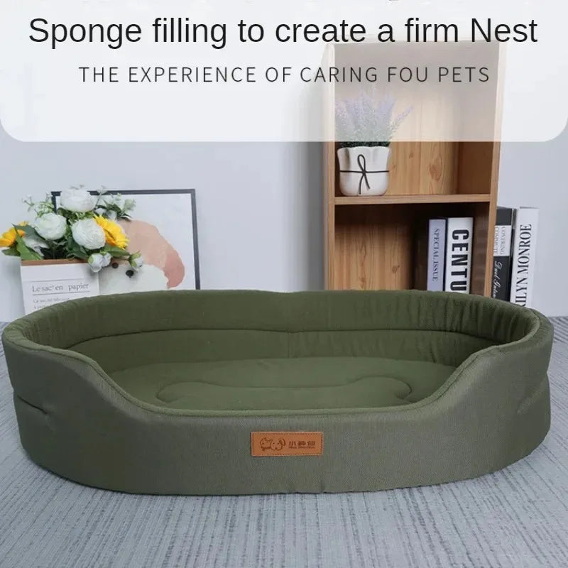 Fluffy Pet Bed Sofa - Cushion Mat for Small to Large Dogs & Cats