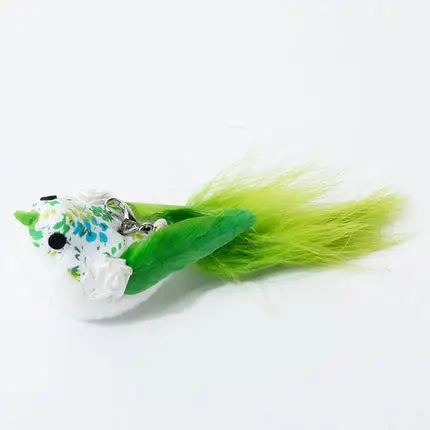 Hands-Free Cat Wand - Bird Feather Toy with Suction Cup & Bell