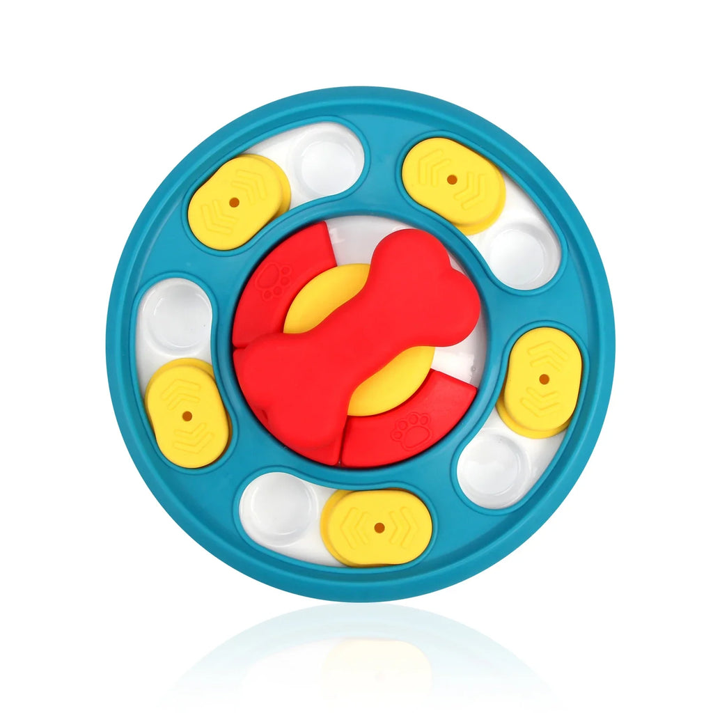 Puzzle Slow Feeder - IQ Training Food Dispenser & Licking Plate