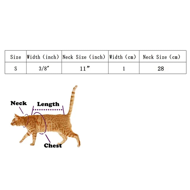 Heart Charm Cat Collar - Safety Elastic with Bell & Soft Velvet (8 Colors)
