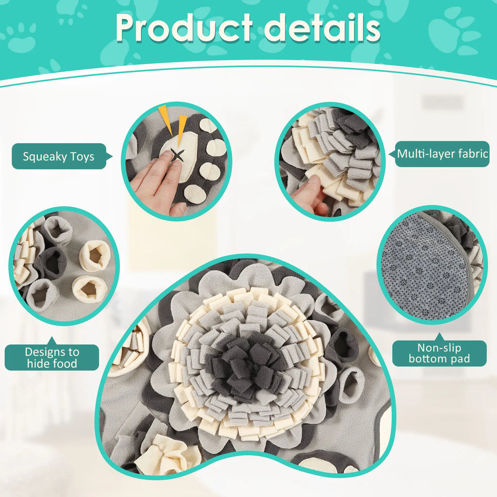 Premium Dog Snuffle Mat - Stress Relief & Natural Foraging Toy