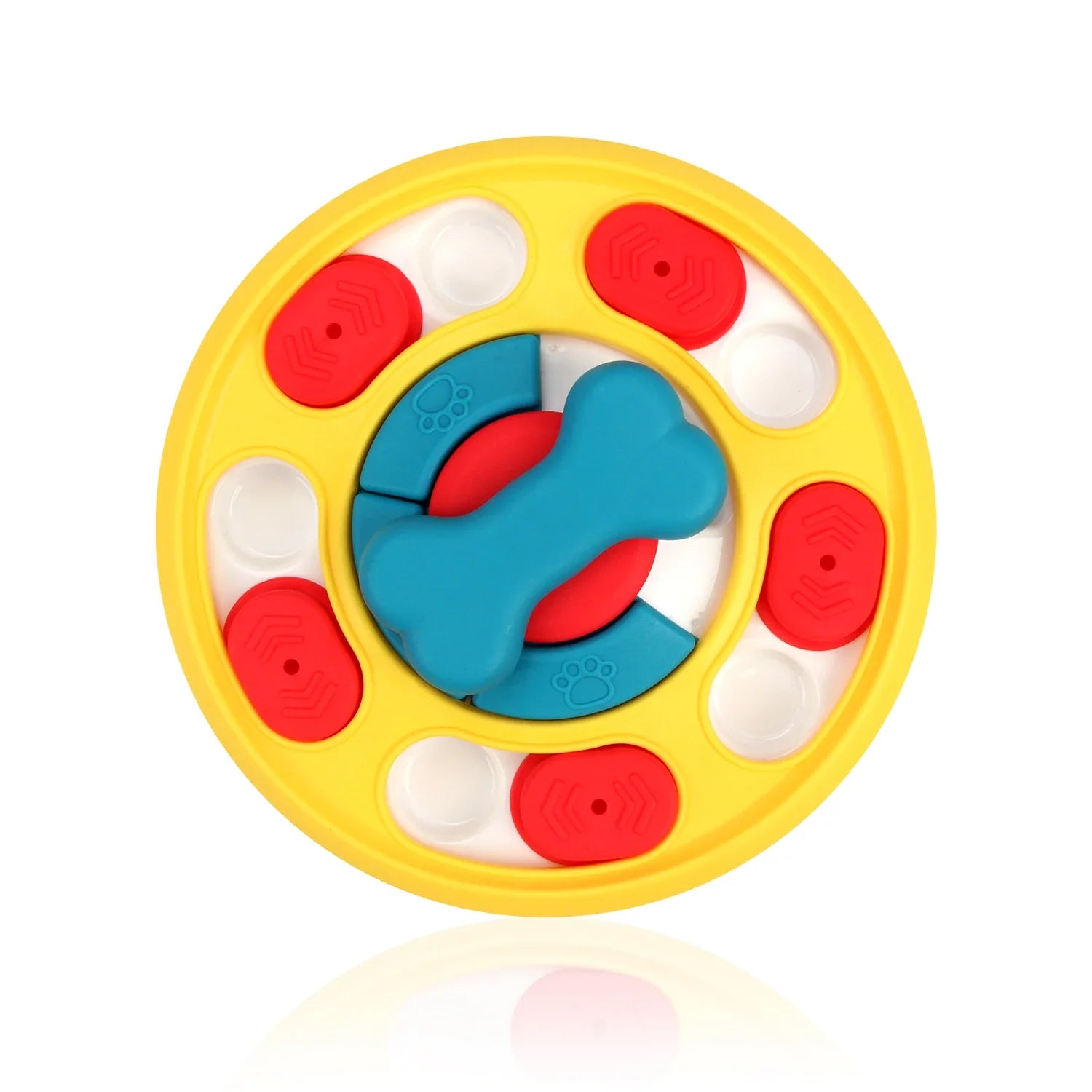 Puzzle Slow Feeder - IQ Training Food Dispenser & Licking Plate