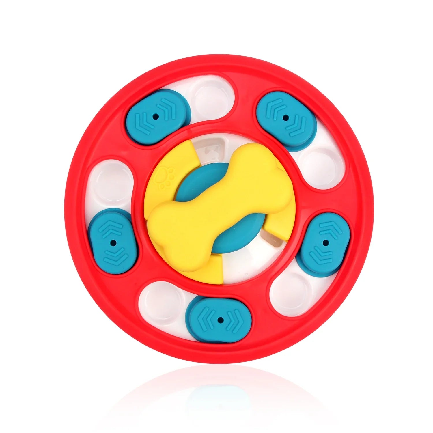 Puzzle Slow Feeder - IQ Training Food Dispenser & Licking Plate