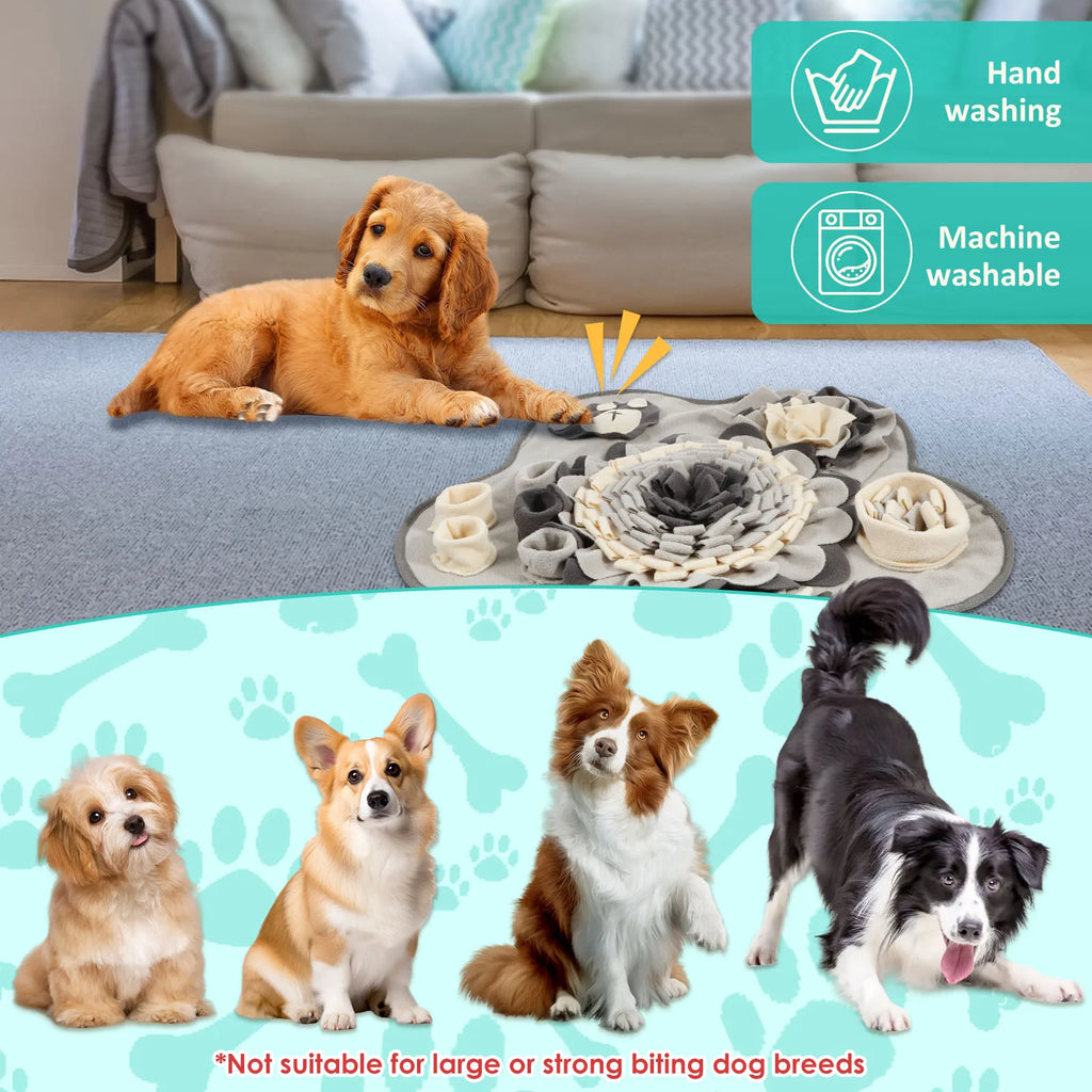 Premium Dog Snuffle Mat - Stress Relief & Natural Foraging Toy