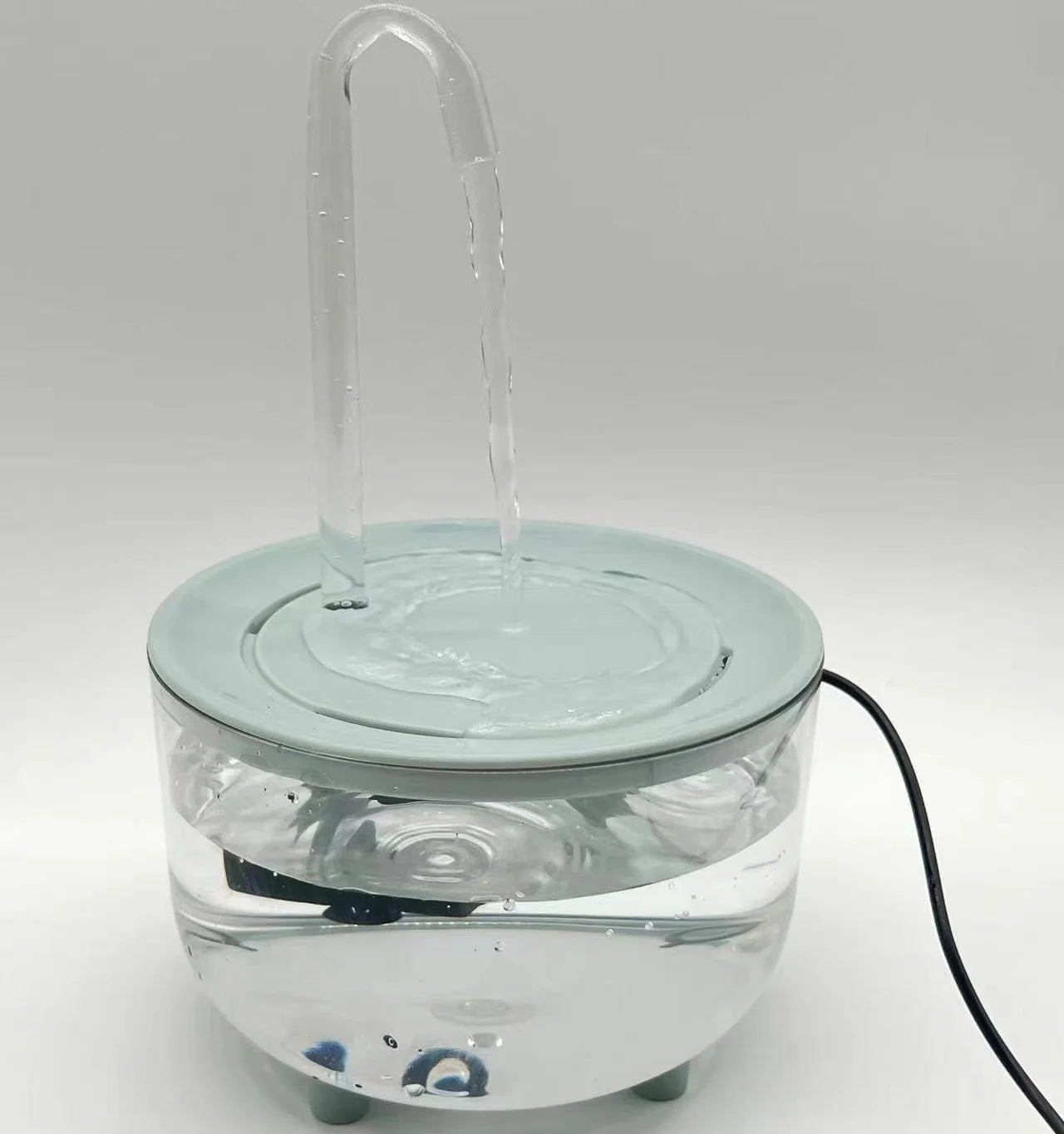 Ultra-Quiet Cat Water Fountain - 1L Capacity with Filter
