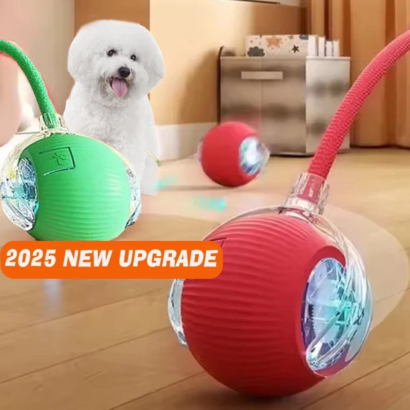 Smart Interactive Dog Ball - Automatic Rolling Rechargeable Toy