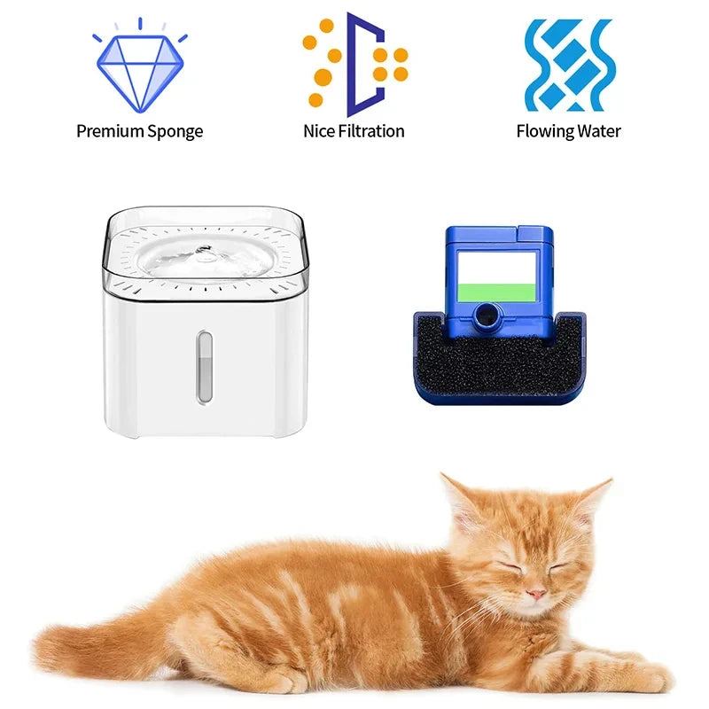 Pet Drinking Sponge Filters - 1/4/10 Pack for Water Fountains