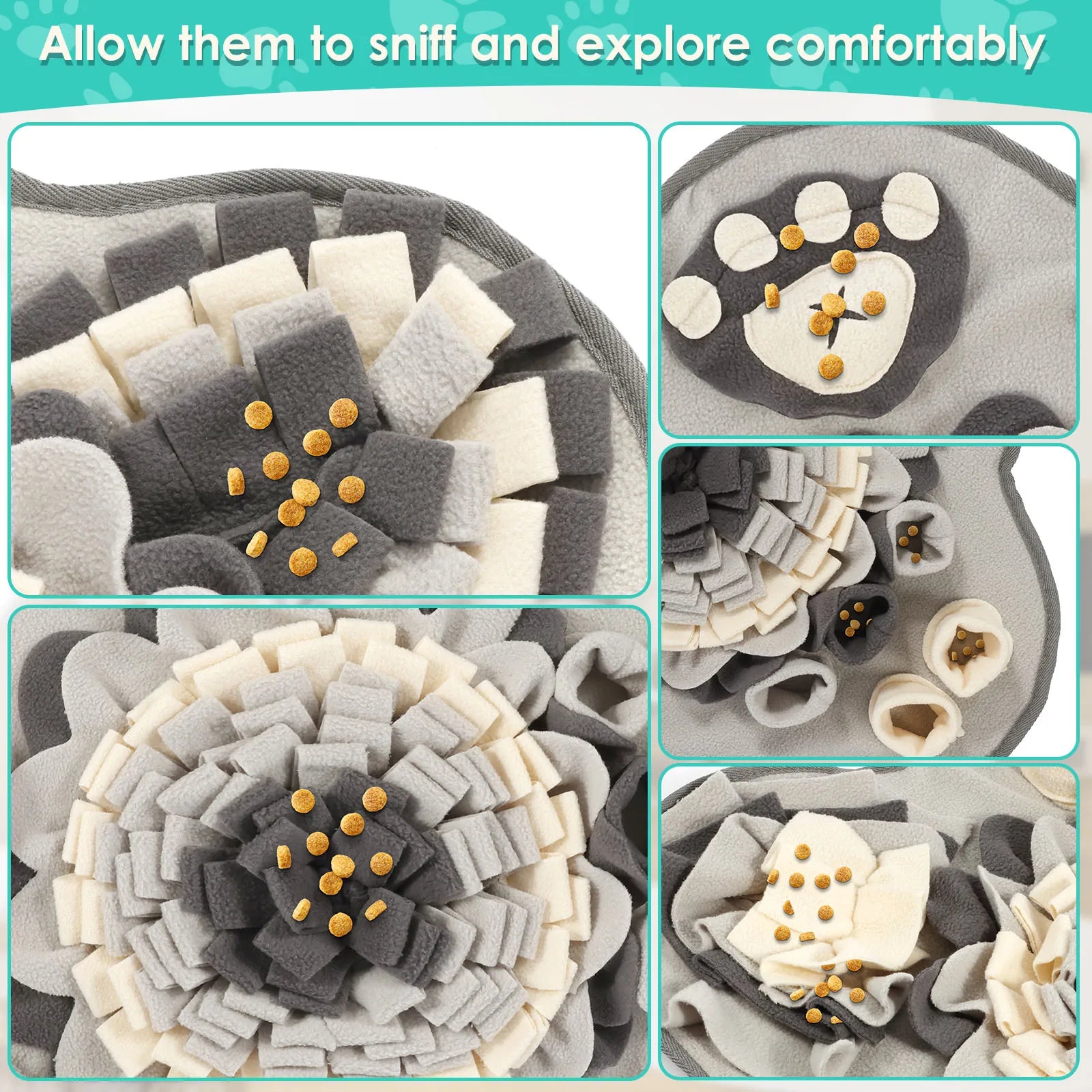 Premium Dog Snuffle Mat - Stress Relief & Natural Foraging Toy