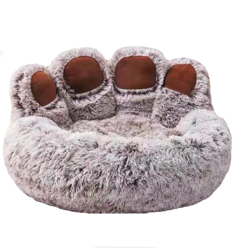Fluffy Dog Bed - Large Sofa Basket for Dogs, Cats & Puppies