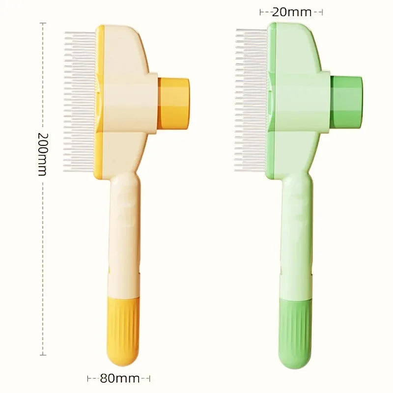 Self-Cleaning Pet Grooming Brush - One-Button Hair Removal Magic