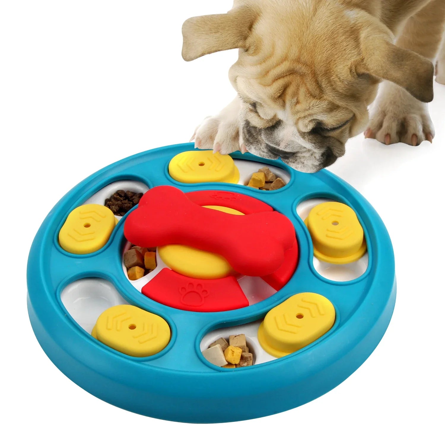 Puzzle Slow Feeder - IQ Training Food Dispenser & Licking Plate