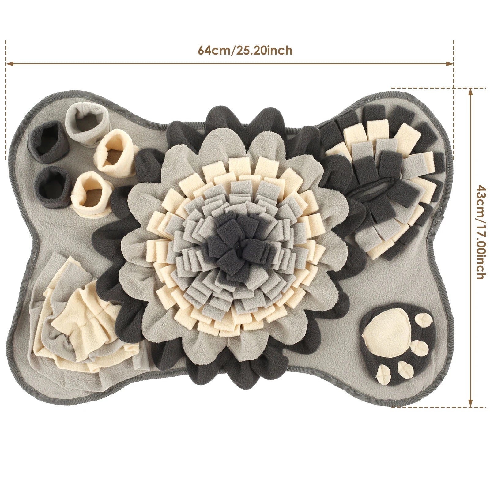 Premium Dog Snuffle Mat - Stress Relief & Natural Foraging Toy