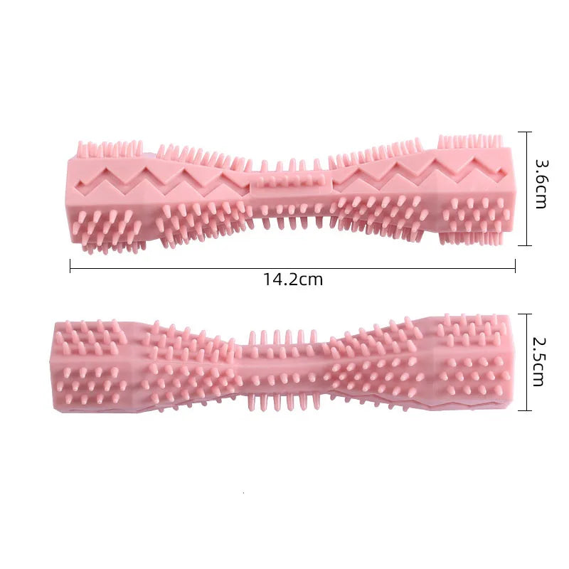 Dog Toothbrush Chew Toy - Self-Cleaning Dental Care Stick