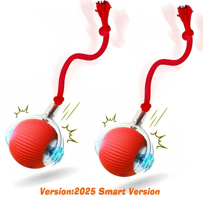 Smart Interactive Dog Ball - Automatic Rolling Rechargeable Toy