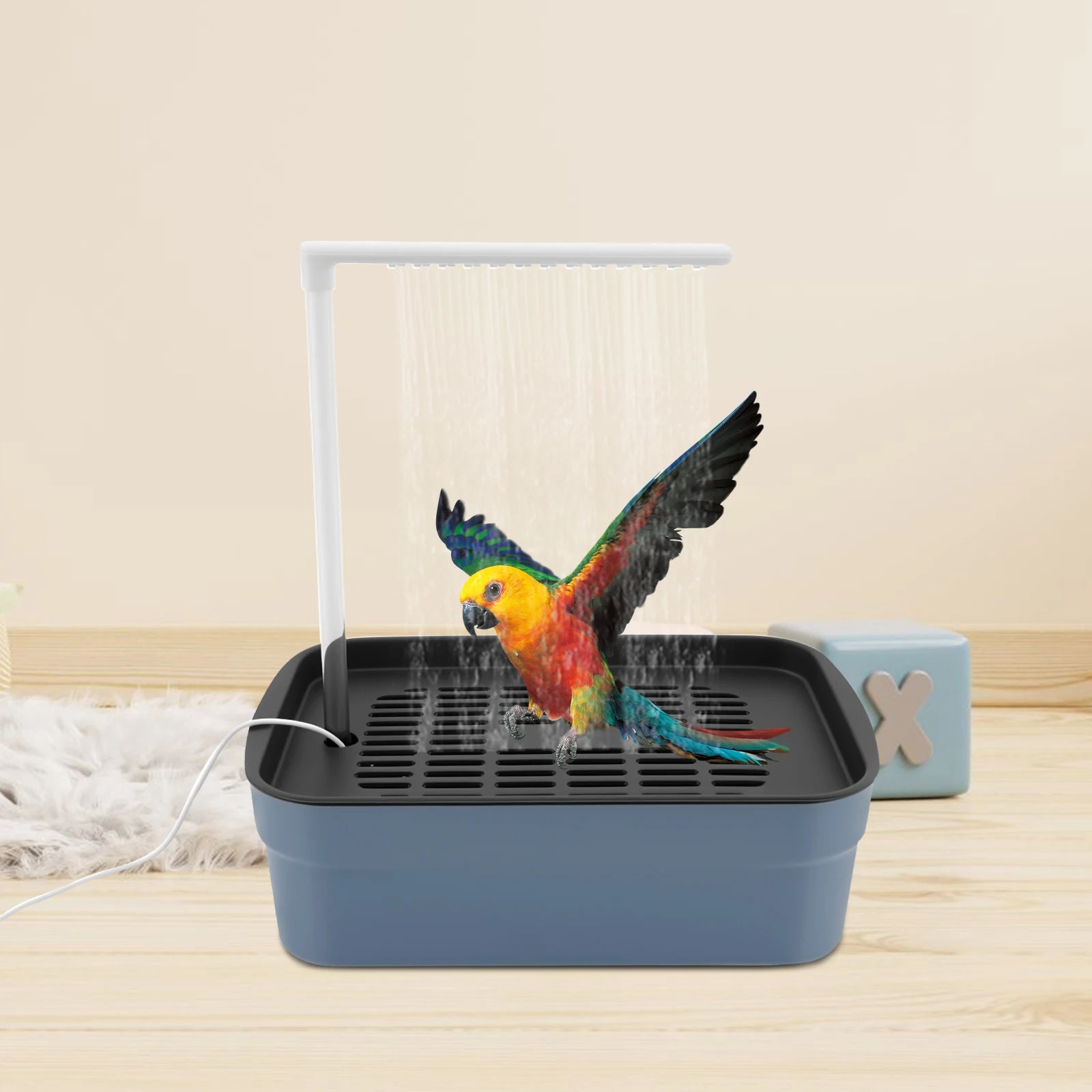 Automatic Bird Bath Fountain - Electric Spa for Parrots & Birds