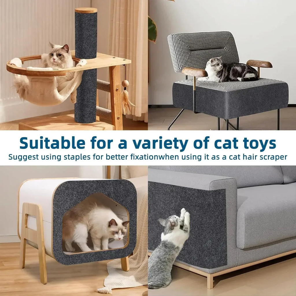 Cat Scratching Mat - Self-Adhesive Furniture Protector & Scratcher
